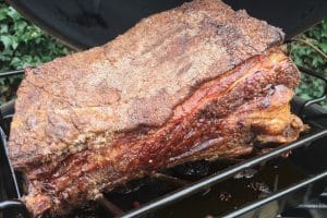 Photo of Brisket on the bone on the Egg