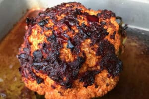 photo of whole Harissa Cauliflower