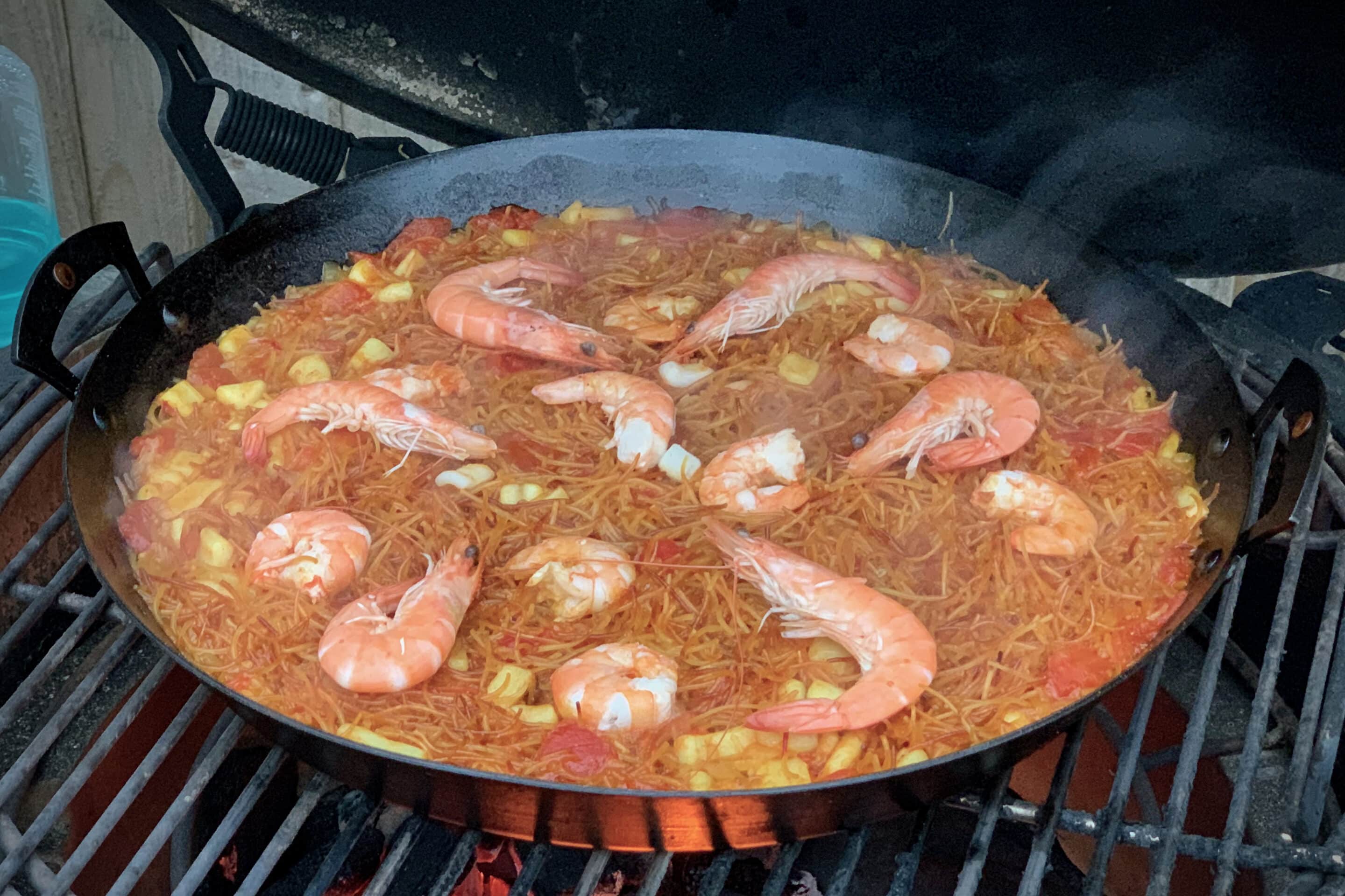 Fideua - Pasta Paella - Meat Smoke Fire