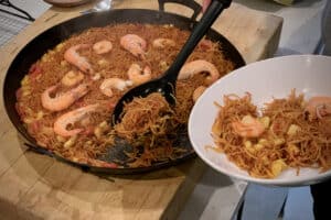photo of cooked Fideua - Pasta Paella