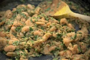 close up photo of White Bean Mash