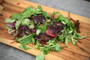 Warm Pigeon Breast Salad