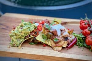 Pulled jackfruit nachos