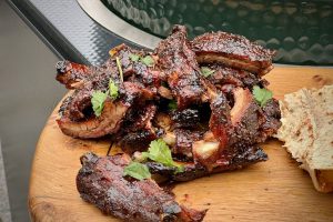 photo of Babybacks with Indian BBQ sauce