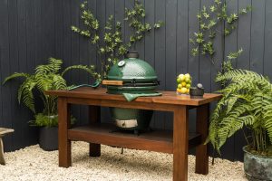 Big Green Egg Mahogany Table