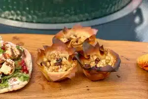 Apple and rumtopf filo pies Apple and rumtopf filo pies