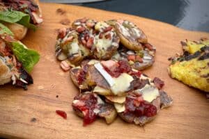 Crispy loaded potatoes
