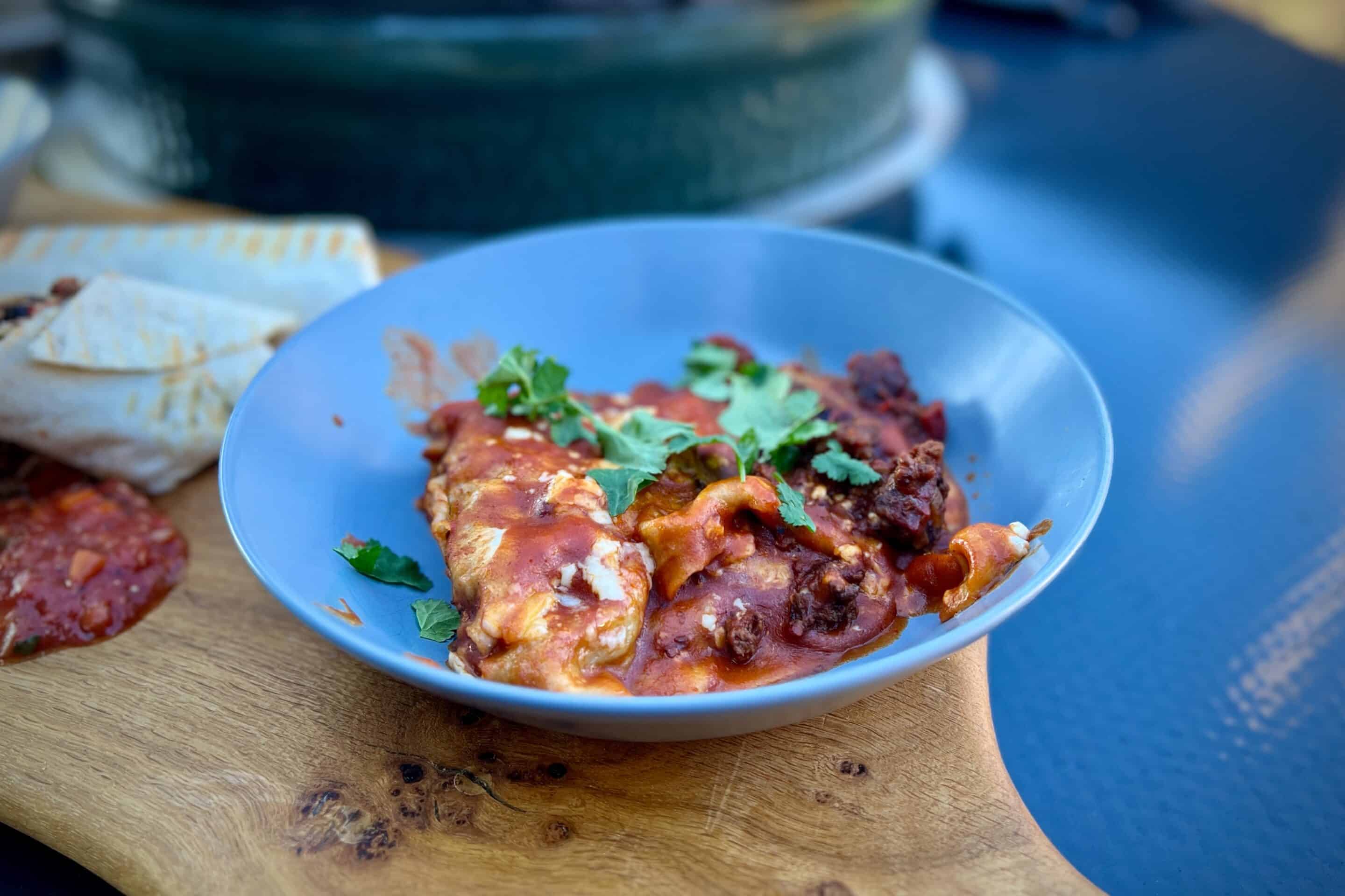 Chilli Enchiladas - Meat Smoke Fire
