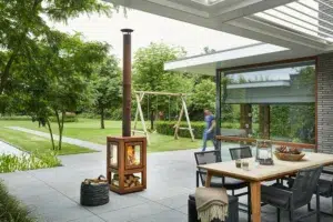 RB73 Photo of an outdoor kitchen with the RB73 outdoor stove