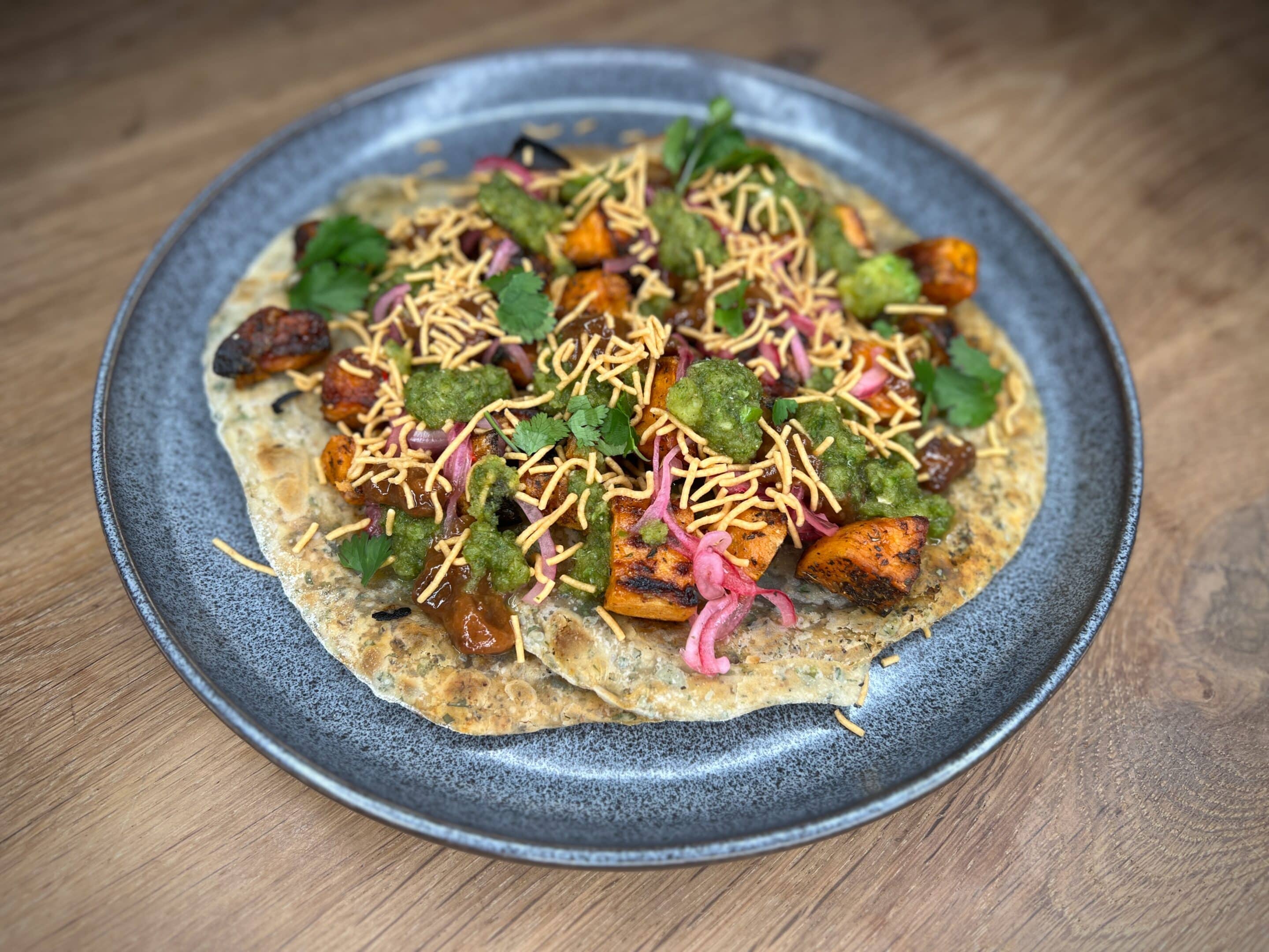 Spiced Minty Paratha - Meat Smoke Fire