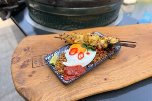 photo of Nasi Goreng on a small platter