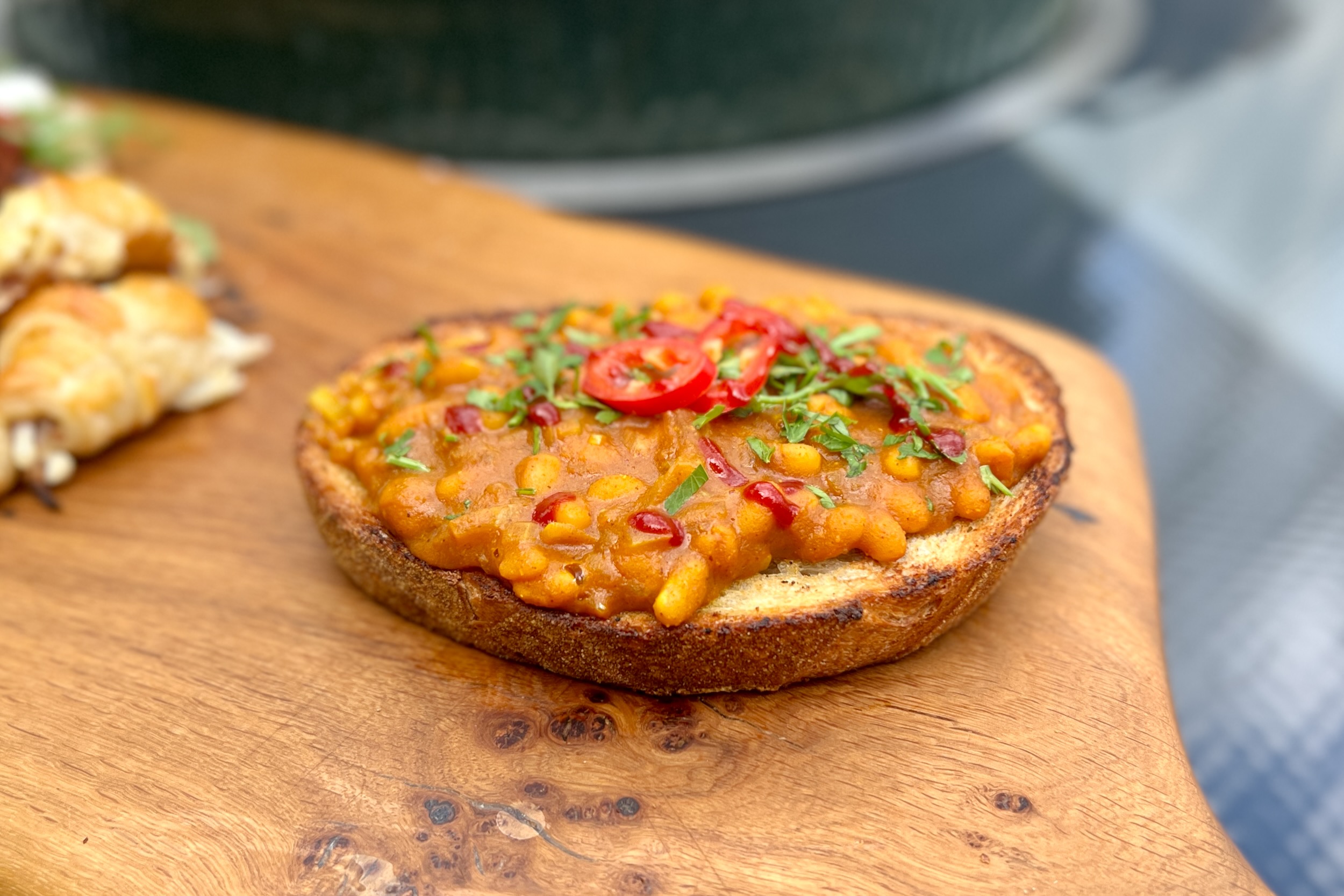 photo of British pit beans on toast