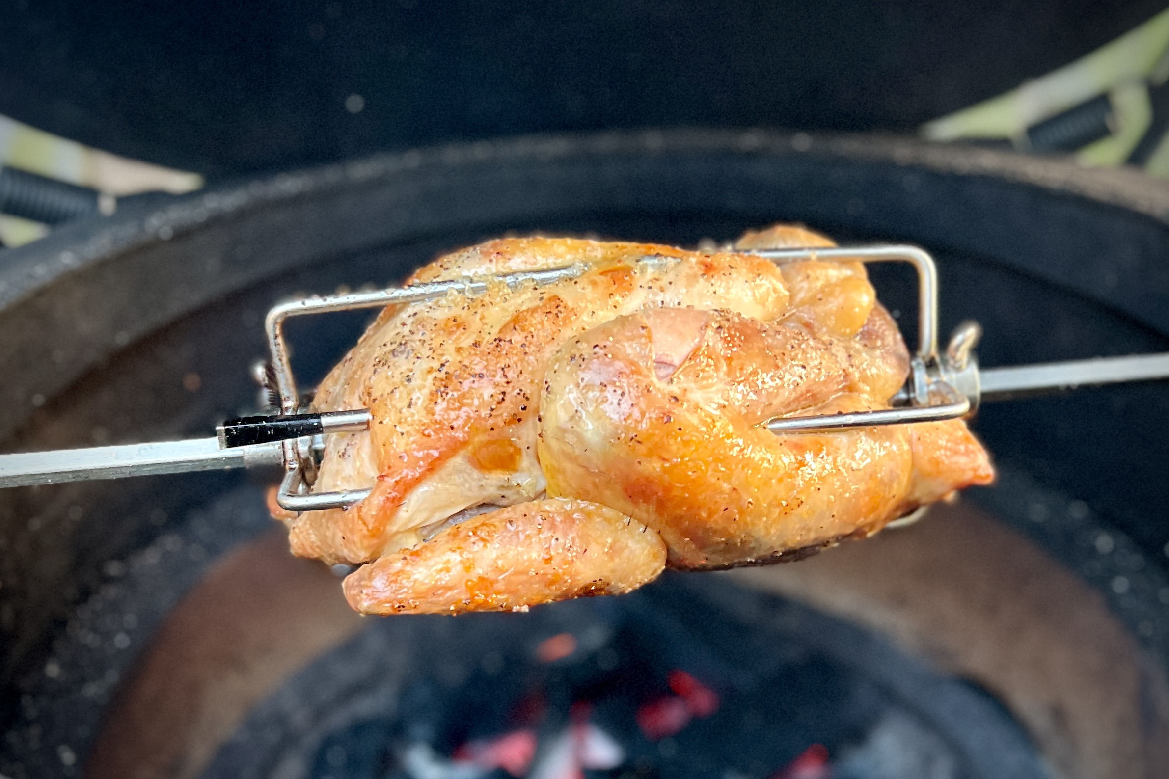 Rotisserie Guinea Fowl