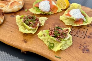 Thai turkey rice crackers