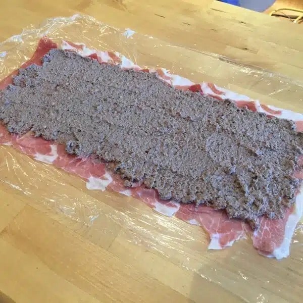 Prosciutto with paté