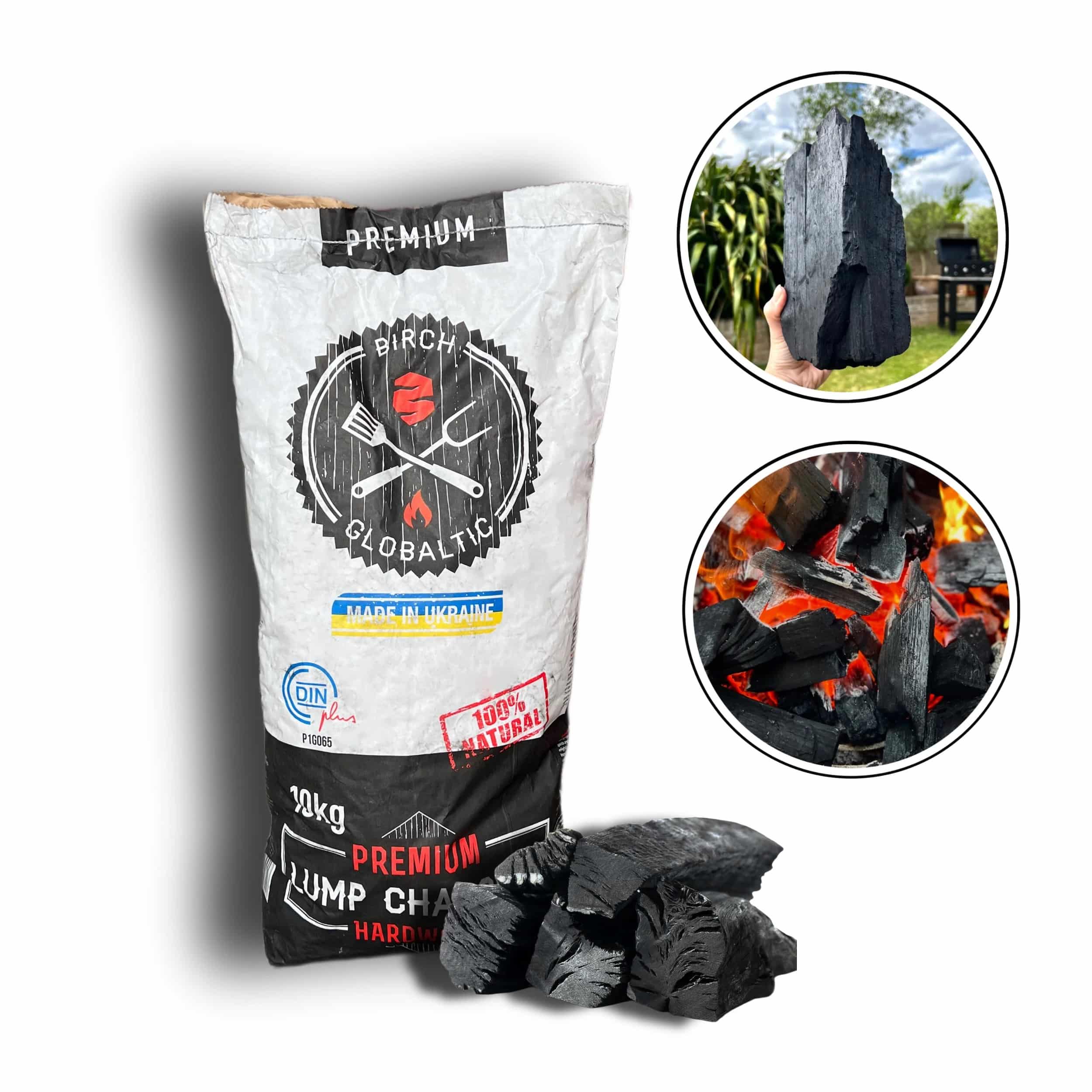 Globaltic birch charcoal 10kg