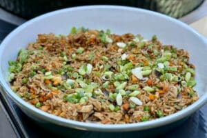 photo of bowl of Mushroom Fried Rice
