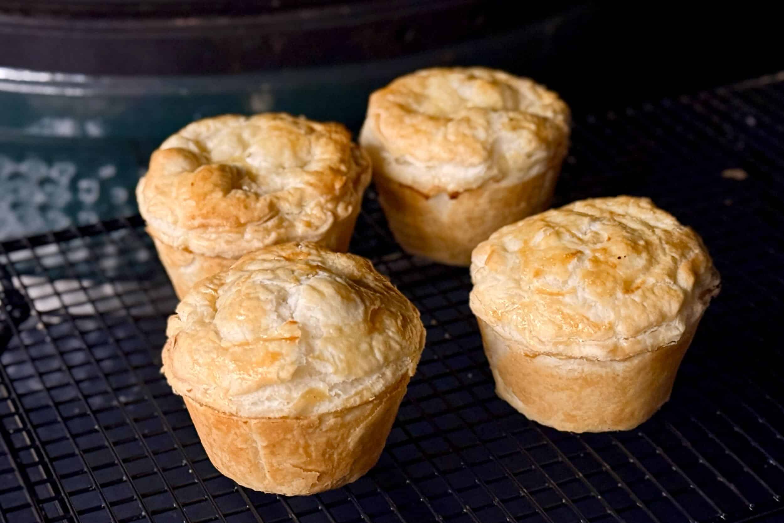 Cheese, potato and onion pies